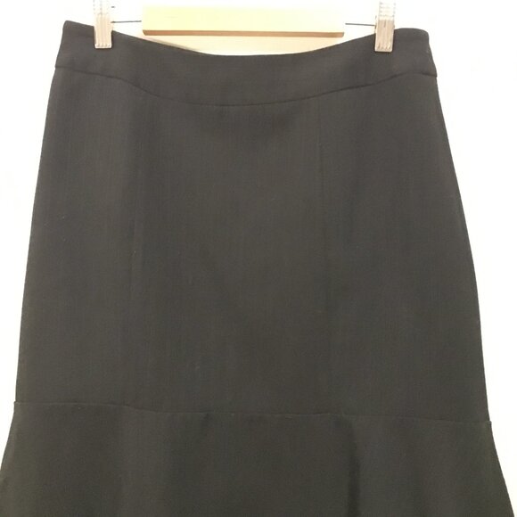 Classy Charcoal Grey Mermaid Hem Pencil Skirt - Picture 5 of 15